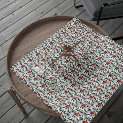 Cardinal Winter Elegance Wrapping Paper