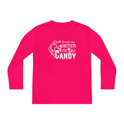 Will Trade My Sister For Candy Youth Long Sleeve Tee