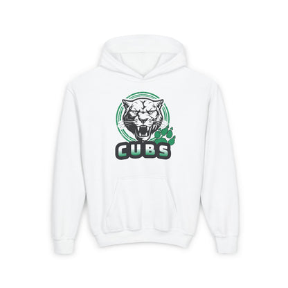 Cubs Circle Mascot Youth Heavy Blend Hoodie