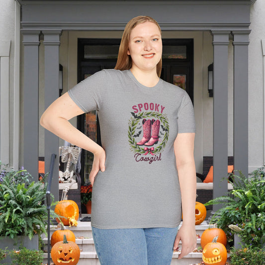 Spooky Cowgirl Adult T-shirt