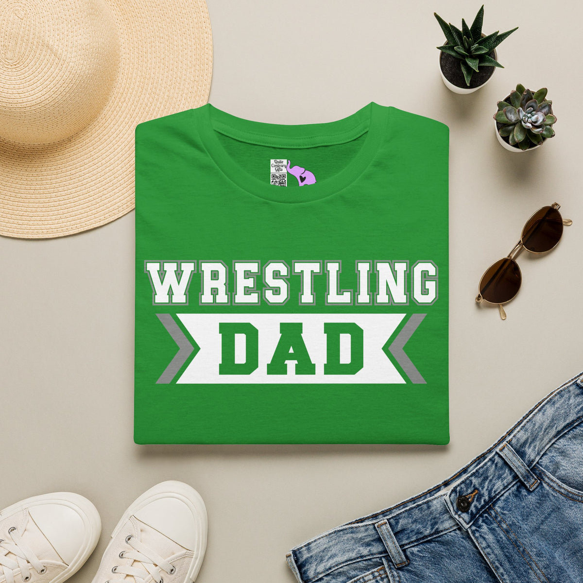 Wrestling Dad Adult T-shirt