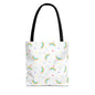 Rainbow Smiles & Stars Canvas Tote Bag
