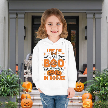 I Put the Boo in Boojee Toddler Hoodie