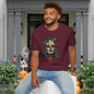 Creepy Skull and Roses Adult T-shirt