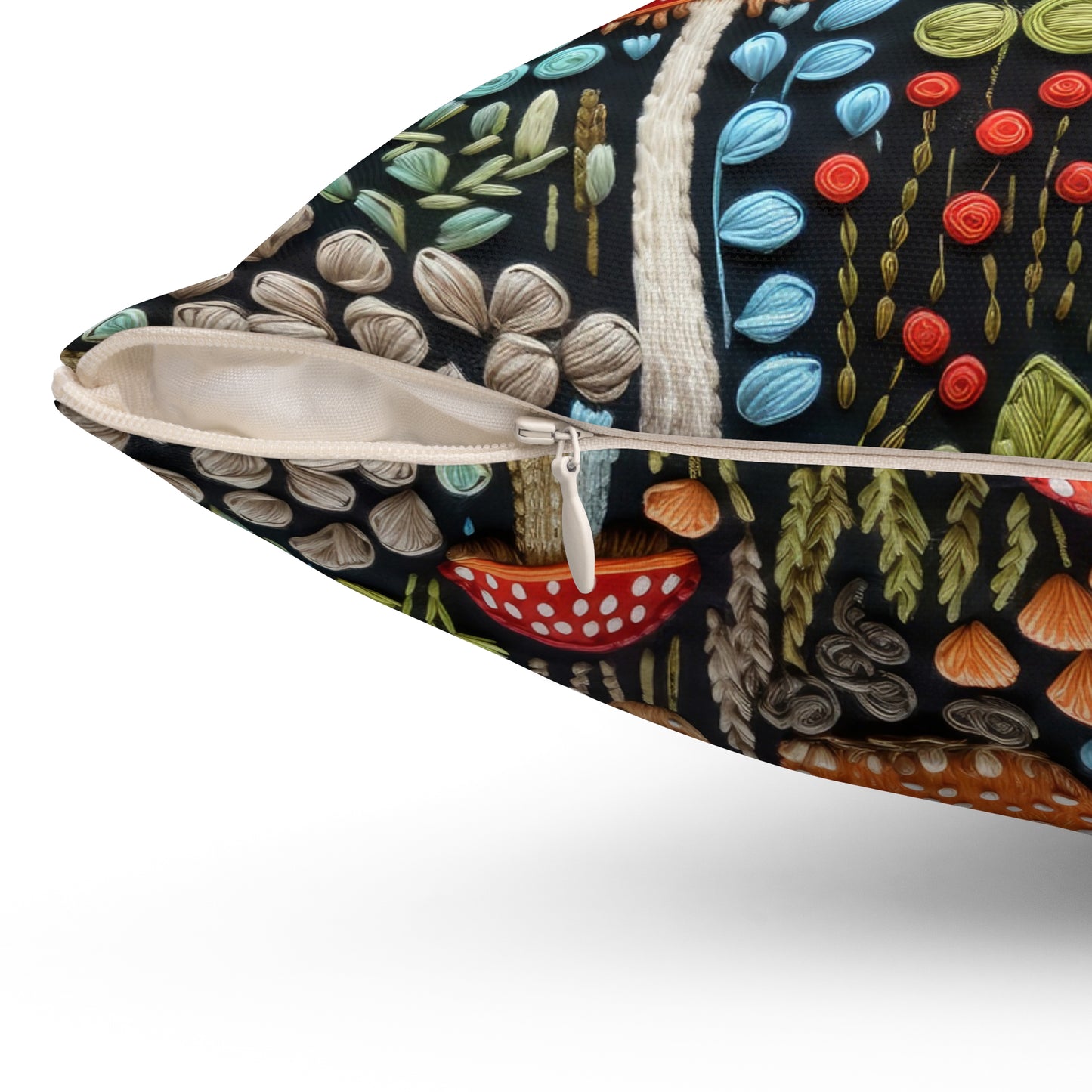 Shroom Bloom Throw Pillow