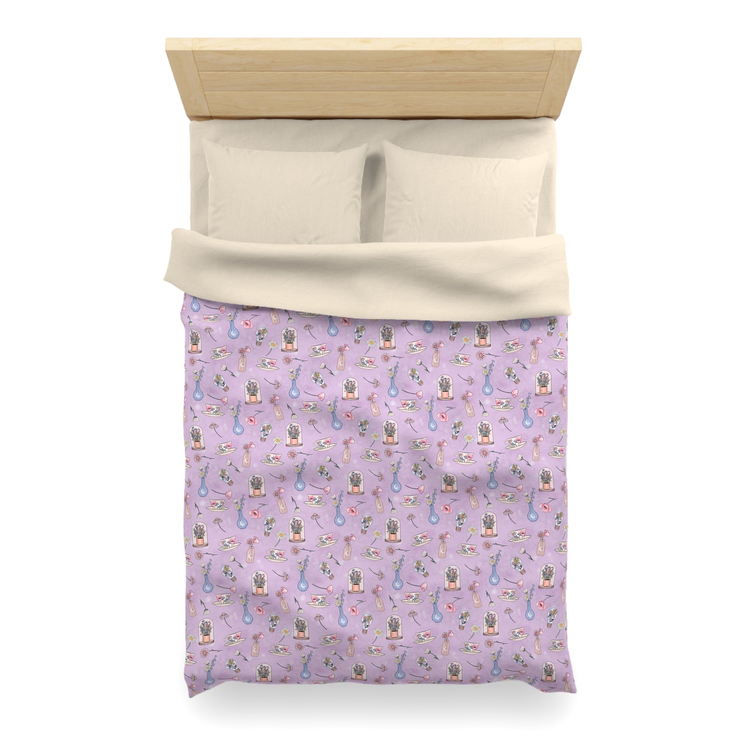 Lilac Meadow Keepsakes Microfiber Duvet Cover