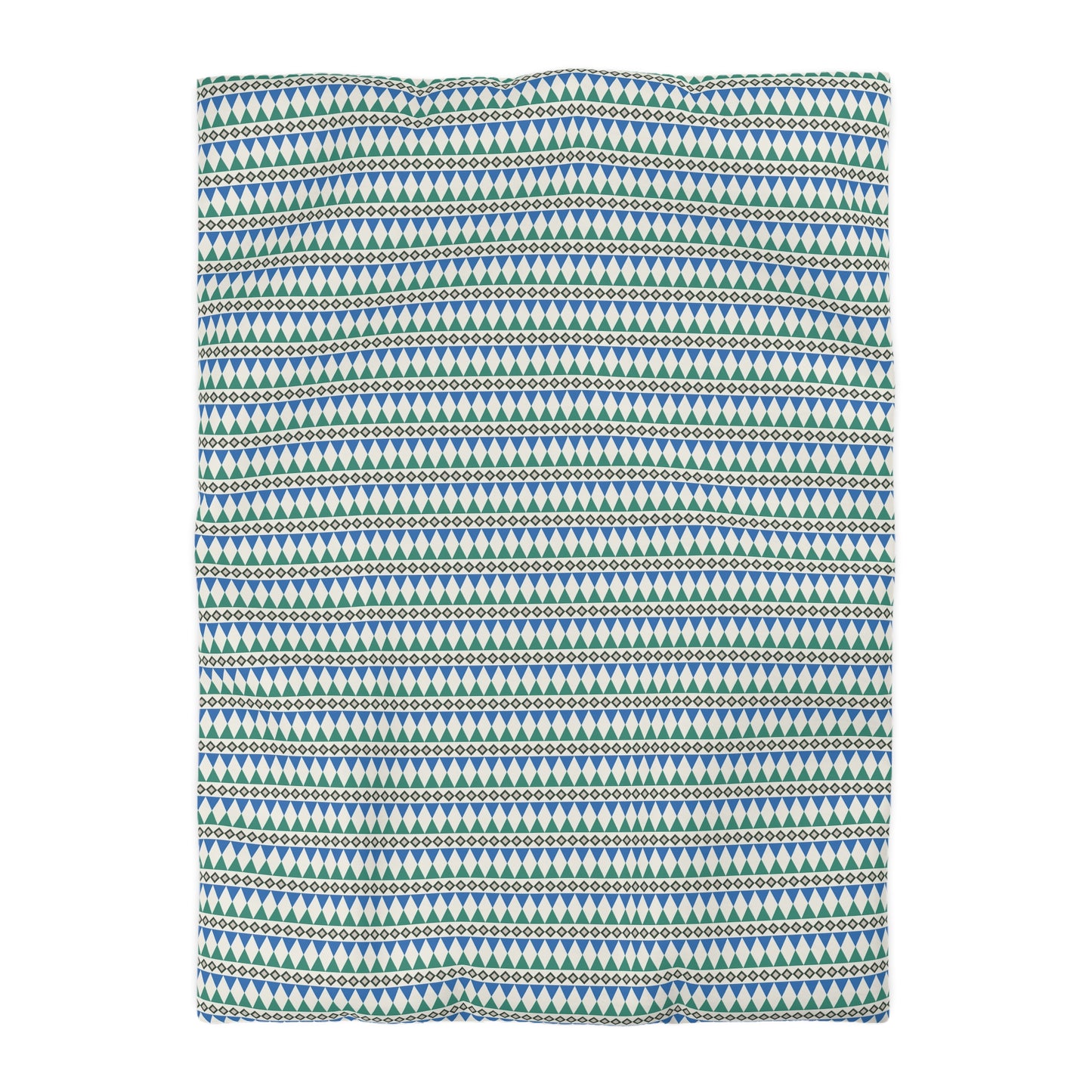 Regal Evergreen Cairn Stripes Microfiber Duvet Cover