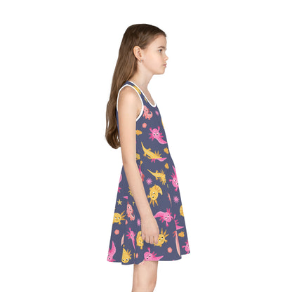 AxoDreams Girls' Sleeveless Sundress