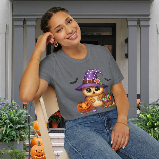 Witchy Owl Adult T-shirt