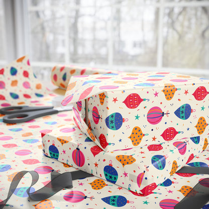 Ornament Parade Wrapping Paper