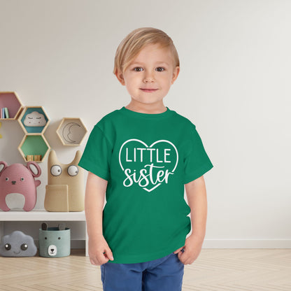 Little Sister (Heart) Toddler Tee