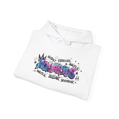 Aquarius Street Art Heavy Blend™ Hooded Sweatshirt