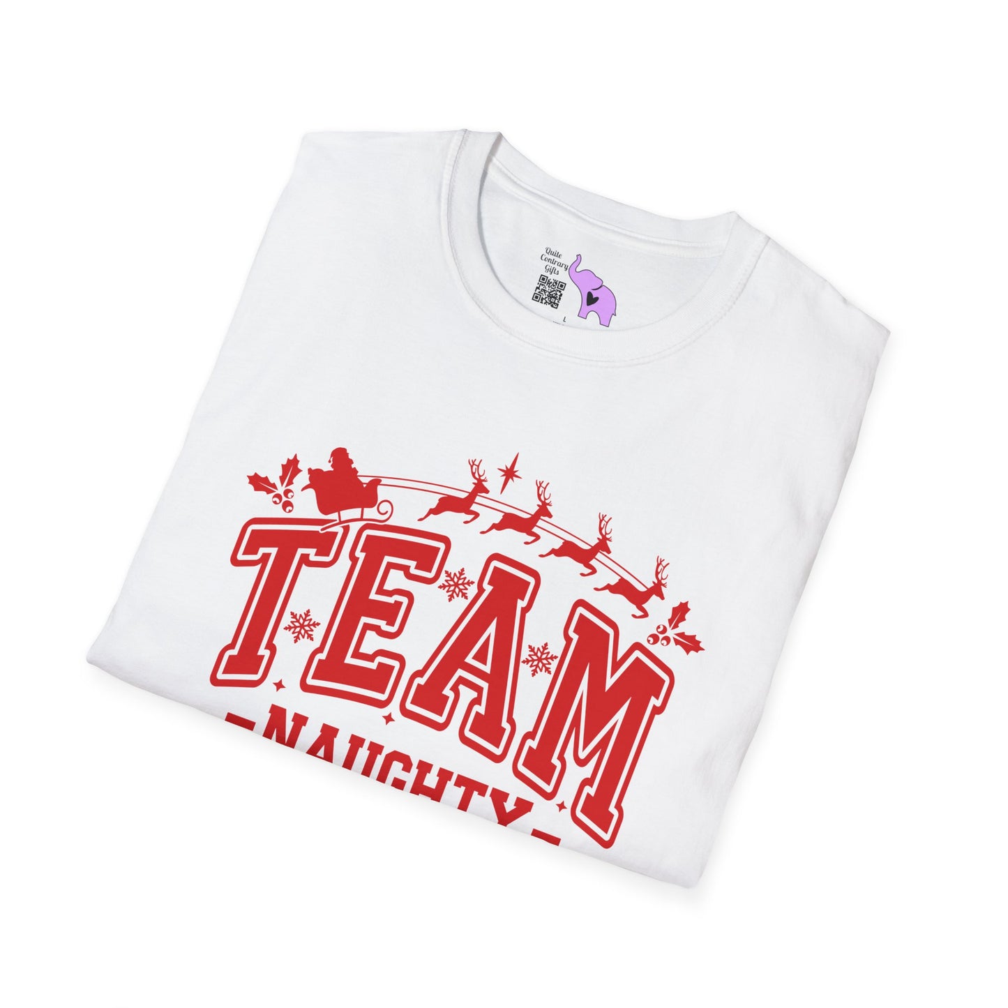Team Naughty Adult T-shirt