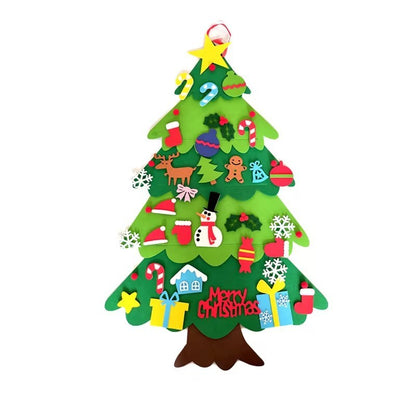 Felt Christmas Tree w/Lights