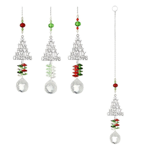 Christmas Tree Crystal Sun Catcher