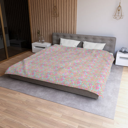 Tropical Sunset Palms Duvet Bedding Set