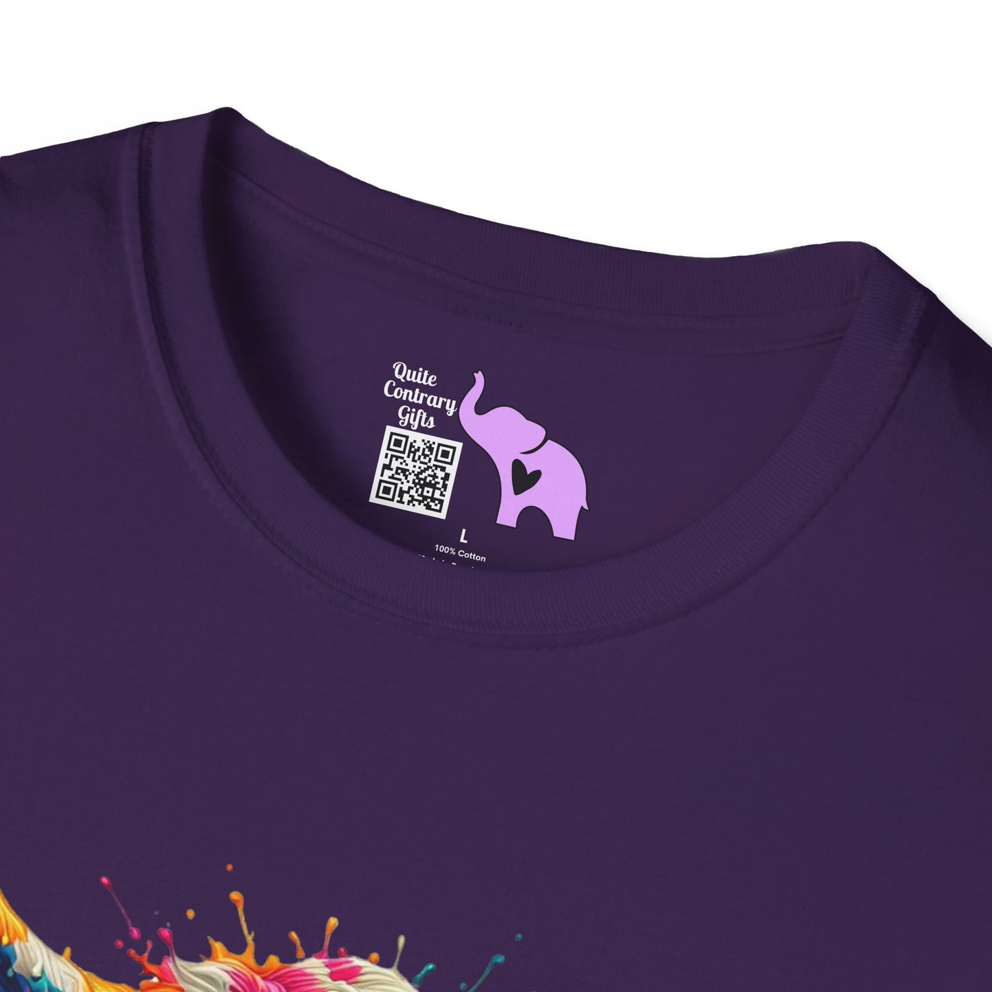 Colorful Cow Adult T-shirt