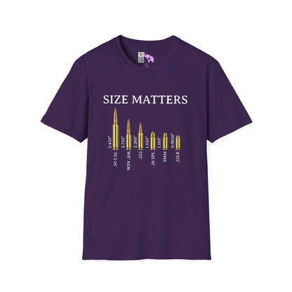Size Matters (Ammo) Adult T-shirt