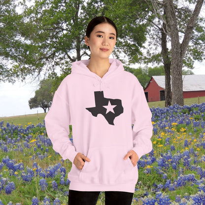 Texas w/Star Heavy Blend™ Hooded Sweatshirt