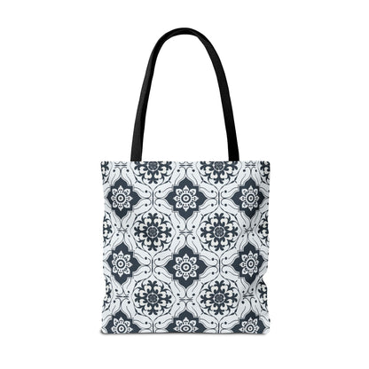 Lisbon Noir Canvas Tote Bag