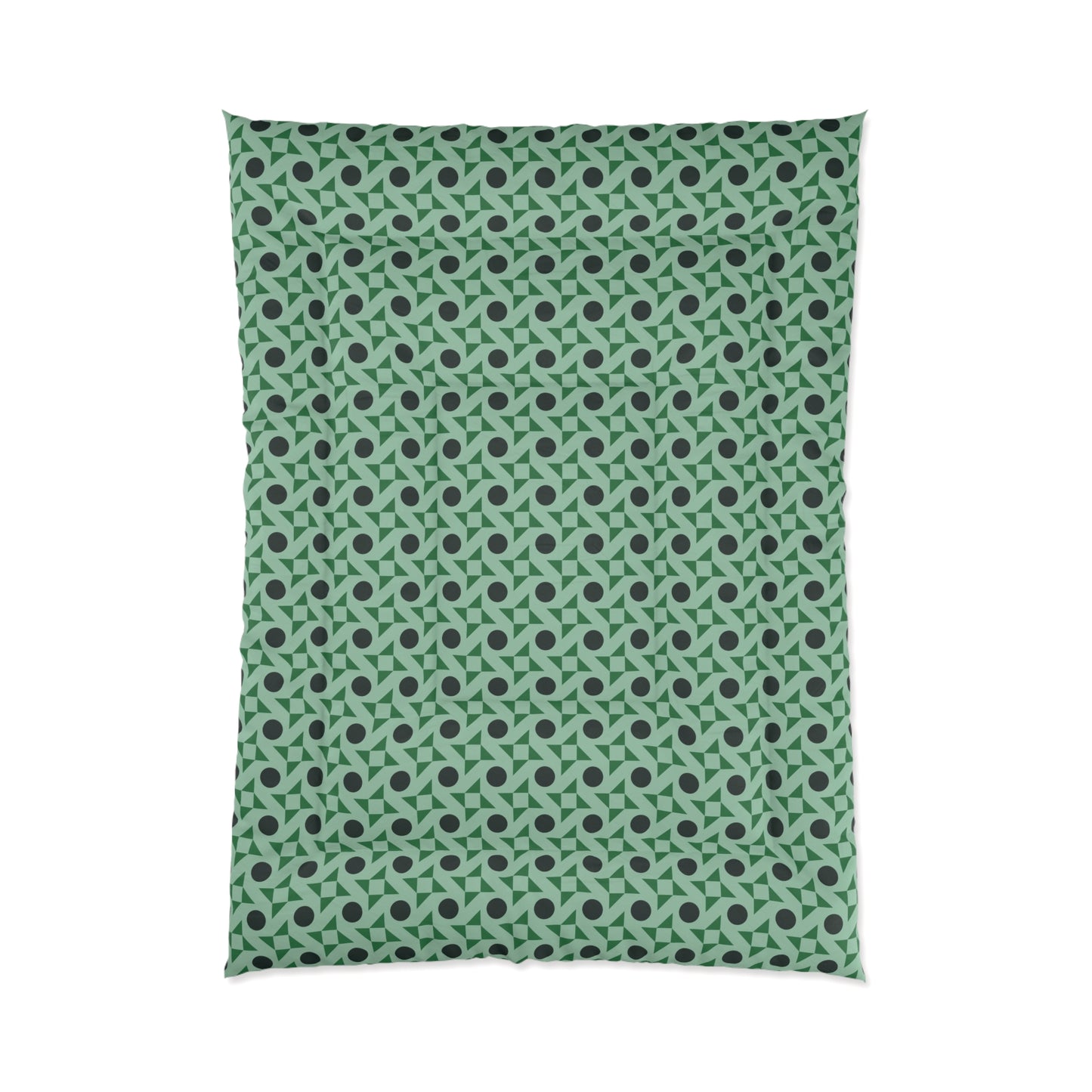 Emerald Pinwheels Basic Bedding Set
