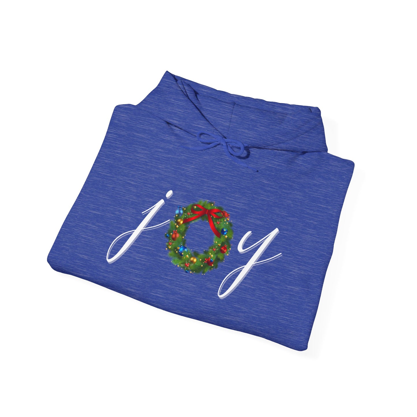Joy w/Wreath Adult Heavy Blend™ Hooded Sweatshirt