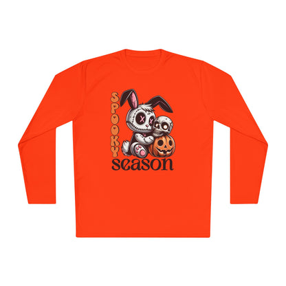 Spooky Season (Voodoo Bunny w/Pumpkin) Adult Long Sleeve Tee