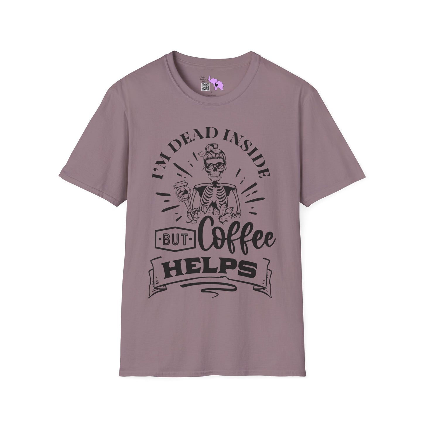 I'm Dead Inside But Coffee Helps Adult T-shirt