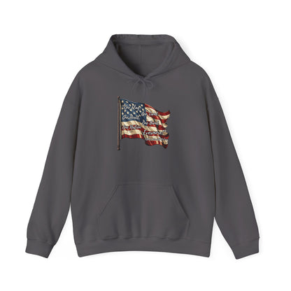 One Flag One Land One Nation Evermore Heavy Blend™ Hooded Sweatshirt