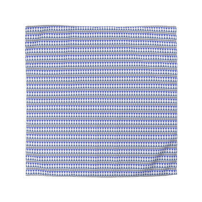 Sapphire Cairn Stripes Microfiber Duvet Cover