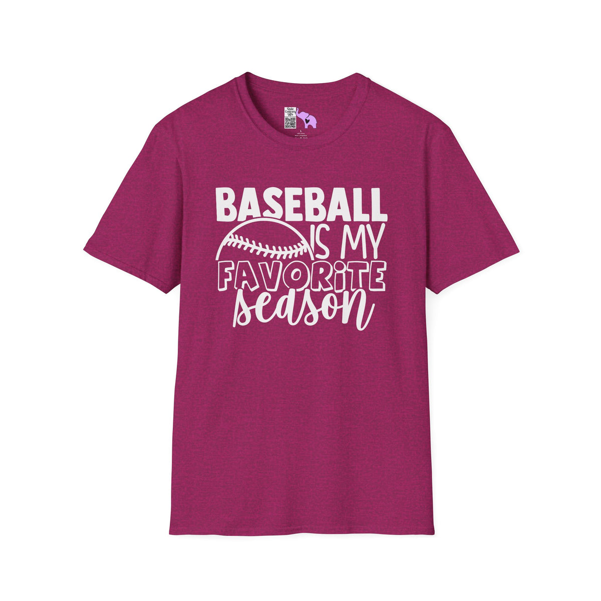 Baseball Is My Favorite Season Adult T-shirt