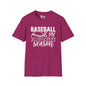 Baseball Is My Favorite Season Adult T-shirt