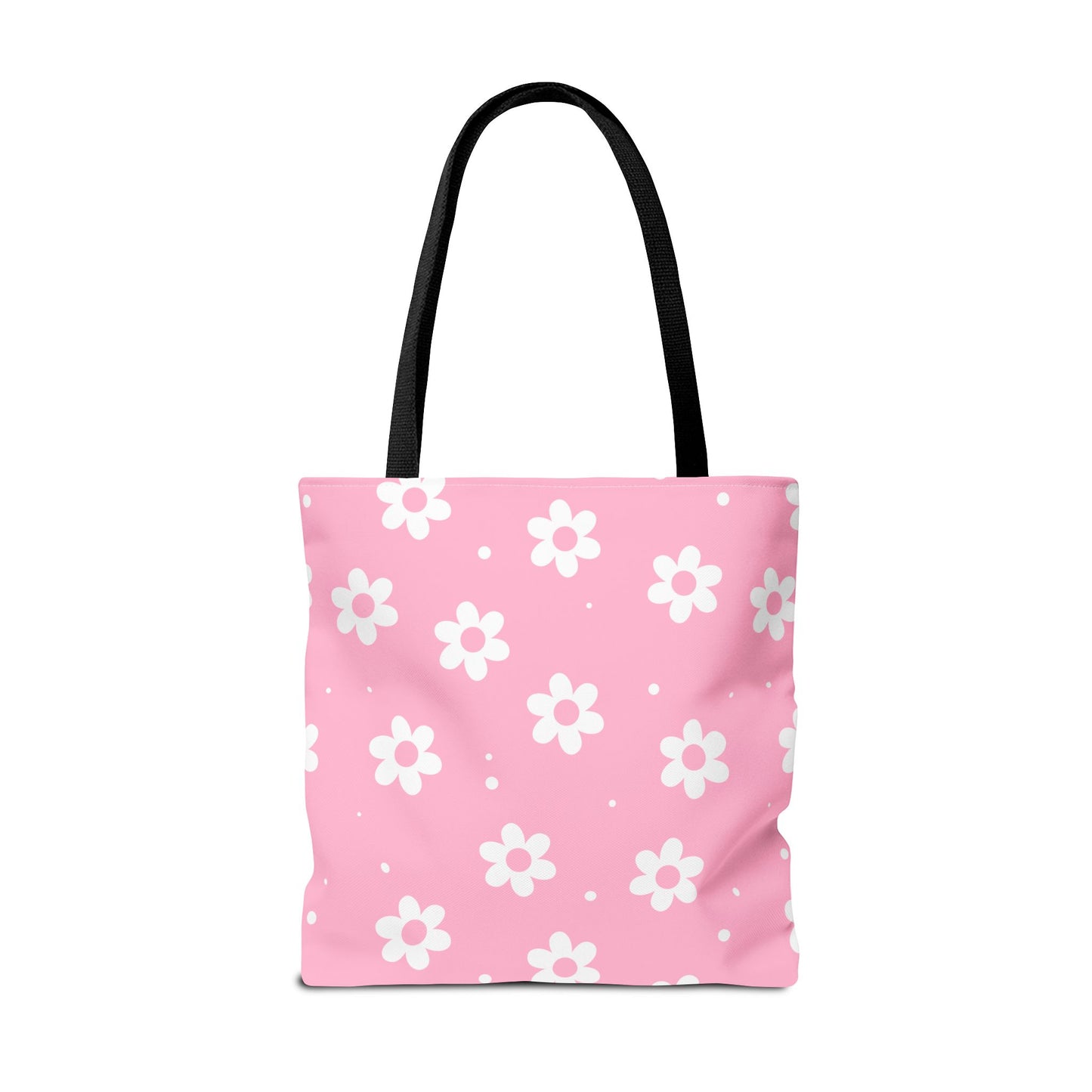 Pretty Petals & Dots Canvas Tote Bag