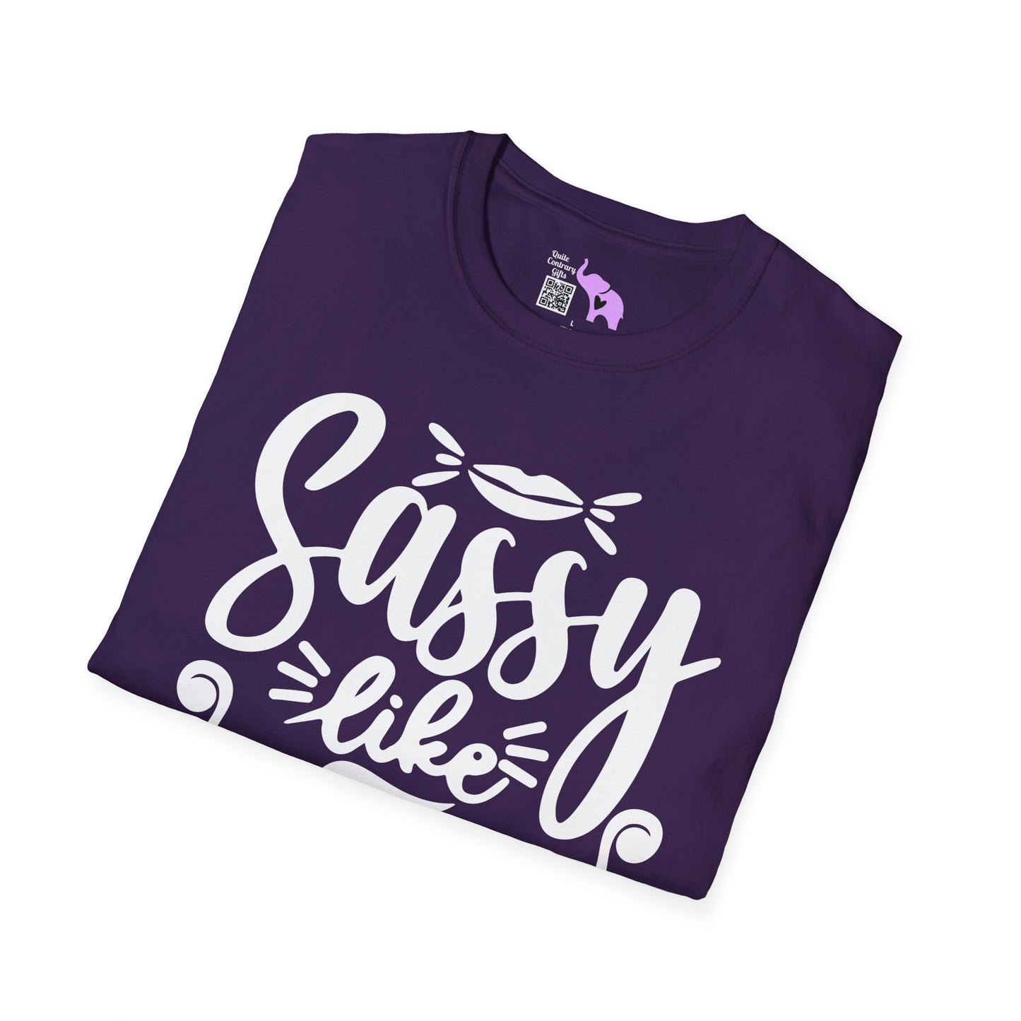 Sassy Like My Mom Adult T-shirt