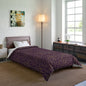 Golden Amethyst Radiance Mandala Comforter