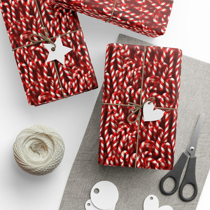 Candy Cane Craze Wrapping Paper