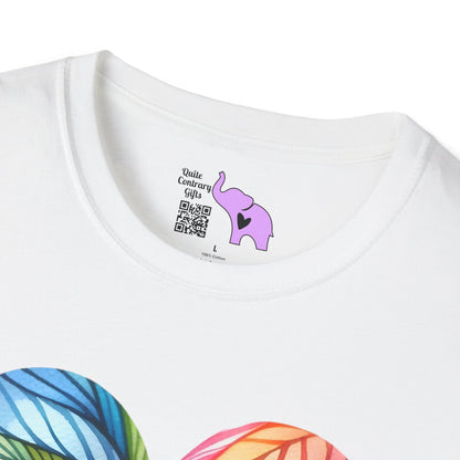 Heart of Many Colors Adult T-shirt