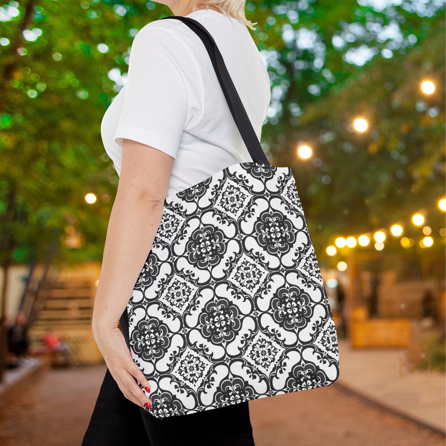 Ornamental Symmetry Canvas Tote Bag