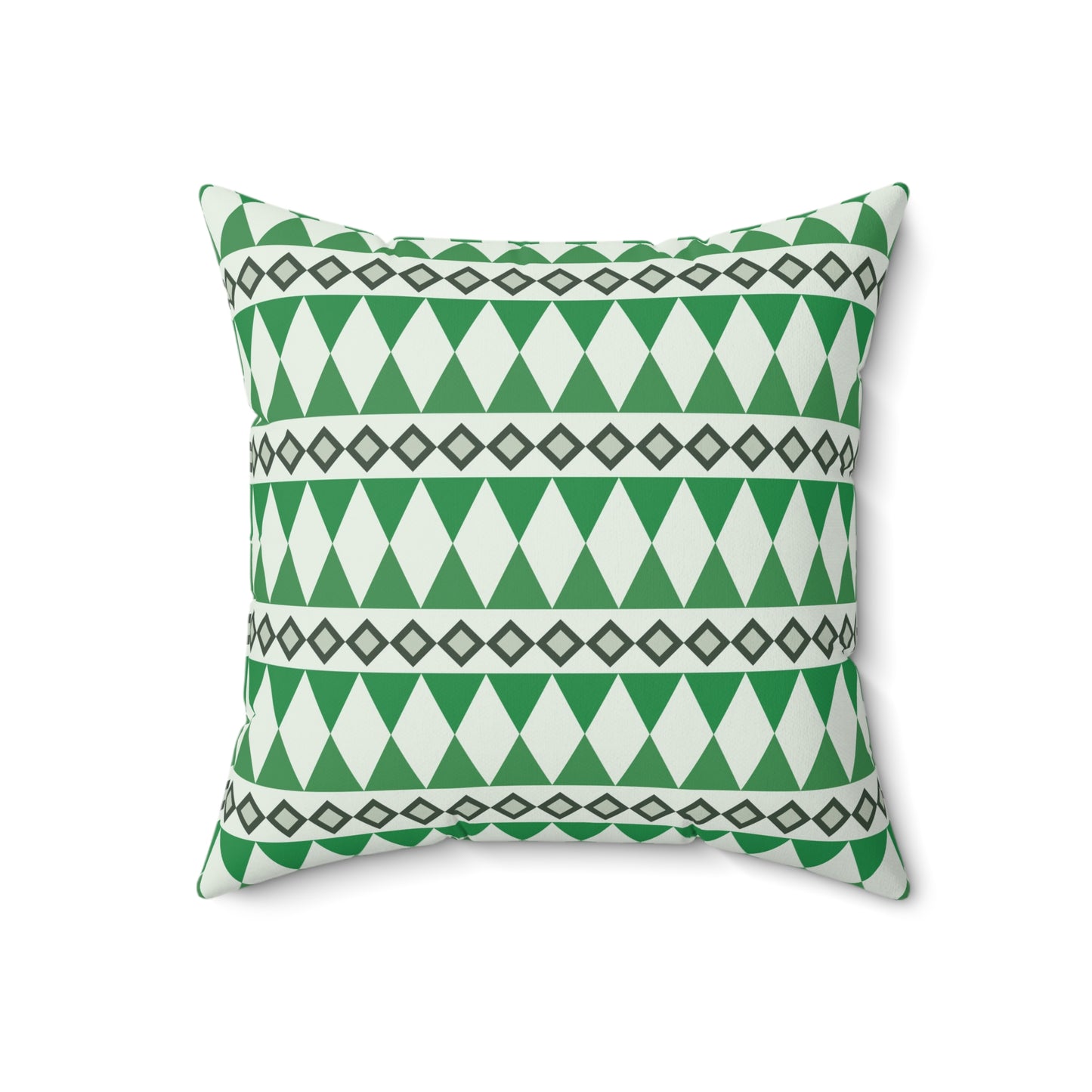 Moss Cairn Stripes Throw Pillow