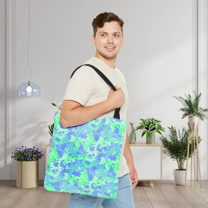 Glacier Grove Camo Canvas Tote Bag
