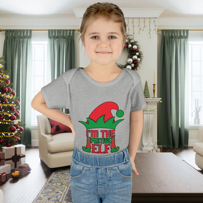 I'm The Festive Elf Infant Onesie