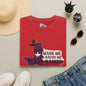 God Made Me Jesus Saved Me Texas Raised Me Adult T-shirt