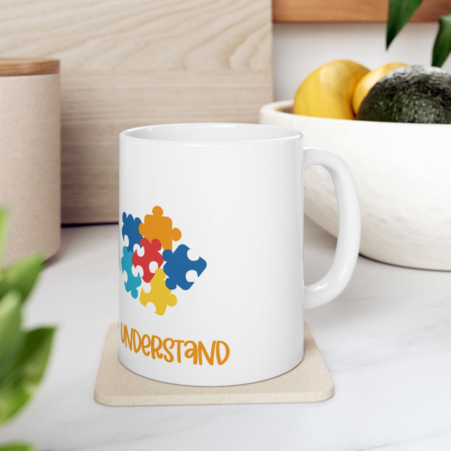 Autism Accept Love Understand Ceramic Mug, (11oz, 15oz)