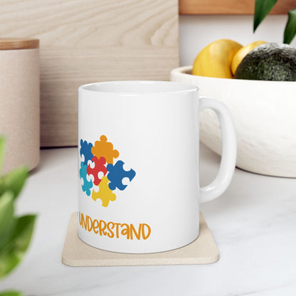 Autism Accept Love Understand Ceramic Mug, (11oz, 15oz)