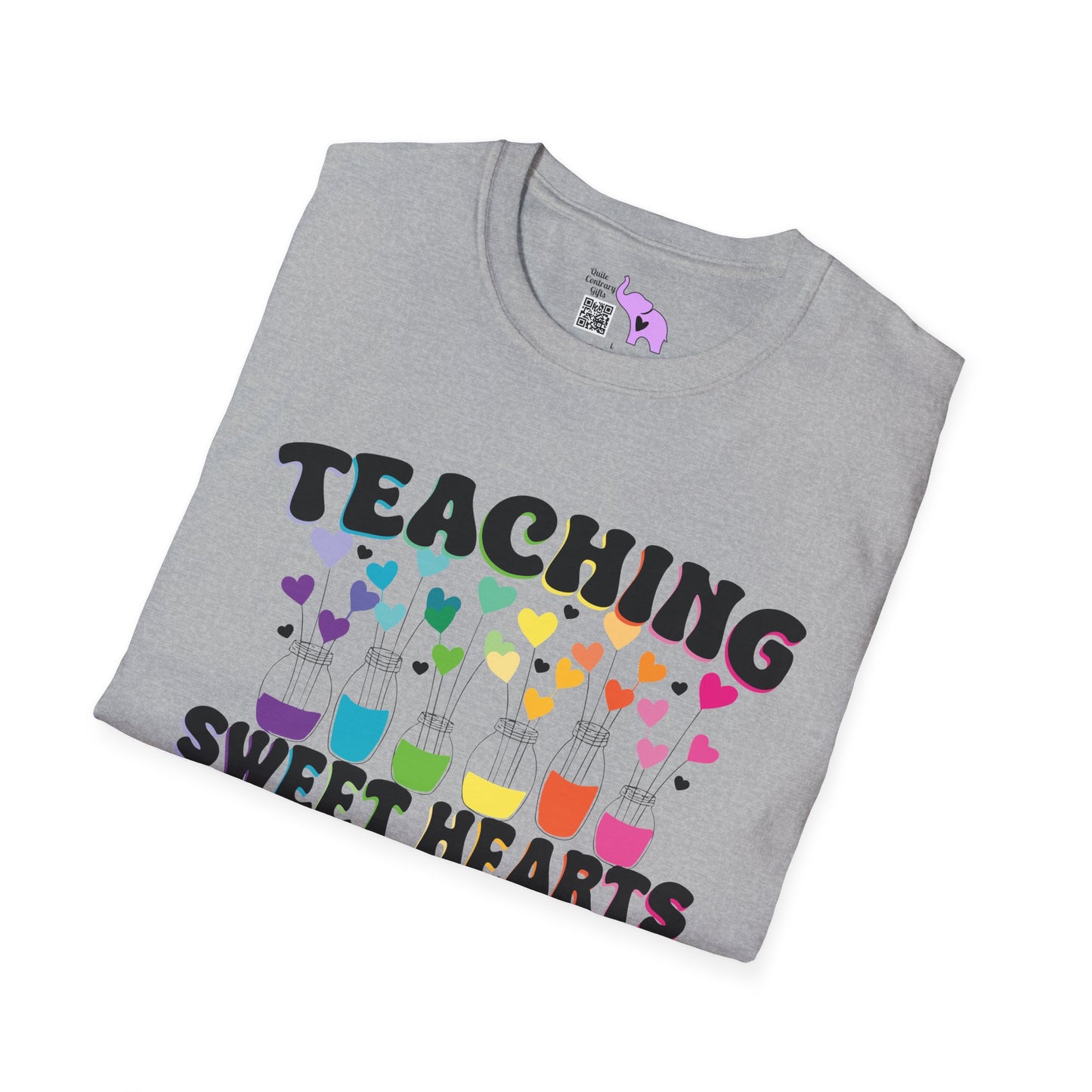 Teaching Sweet Hearts Adult T-shirt