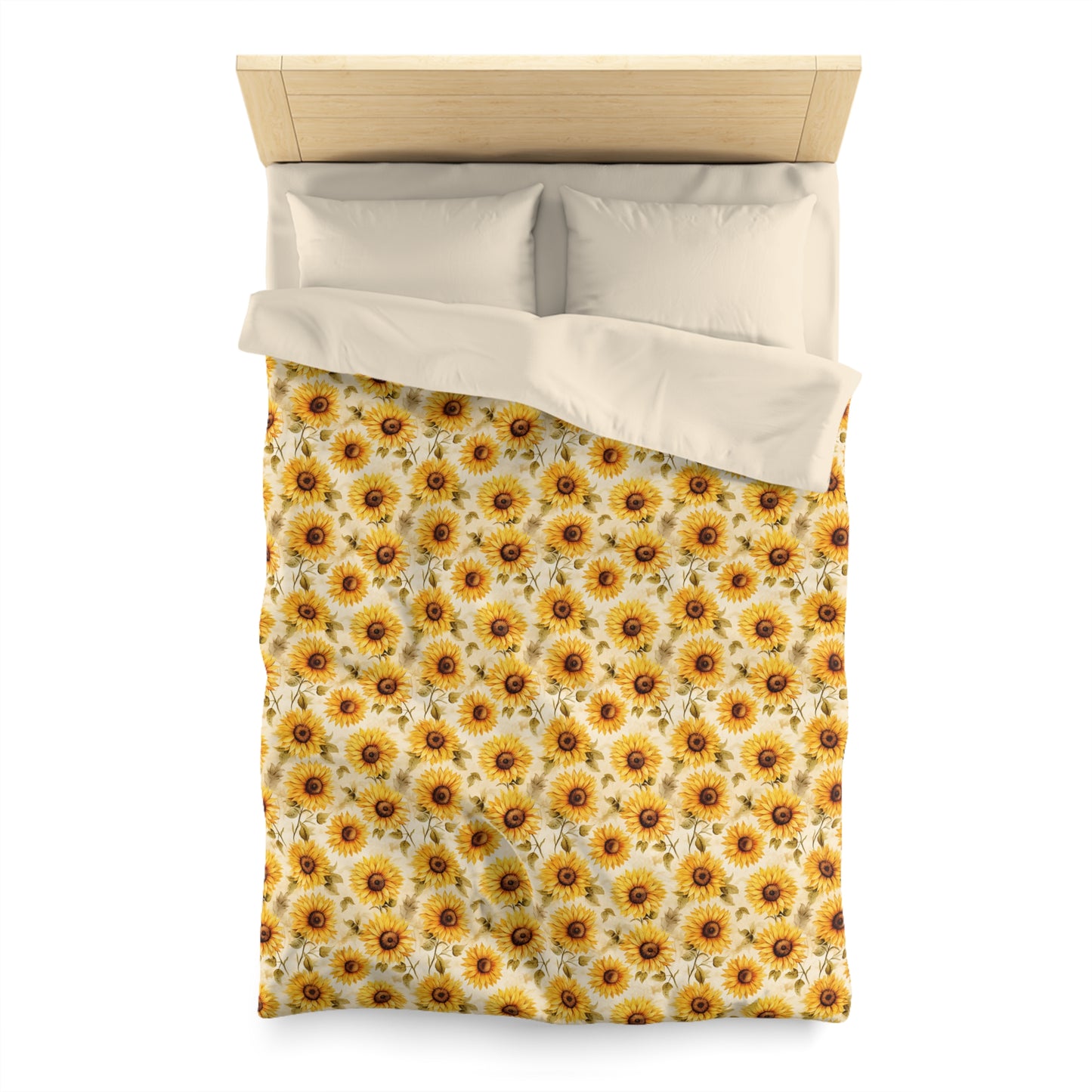 Sunflowers Microfiber Duvet Cover