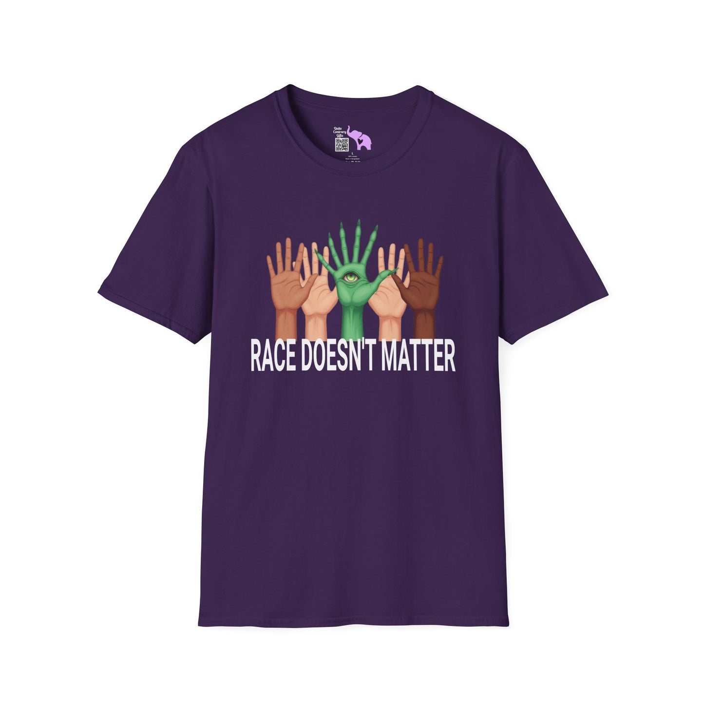 Race Doesn't Matter Adult T-shirt