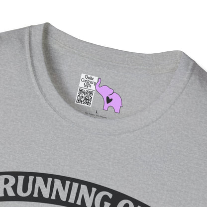 Running On Caffeine & Sarcasm Adult T-shirt