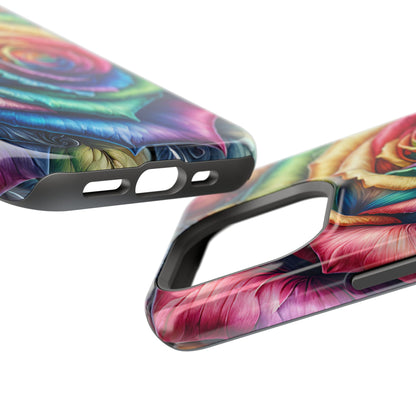 Colorful Rose MagSafe® Compatible Tough Case for iPhone