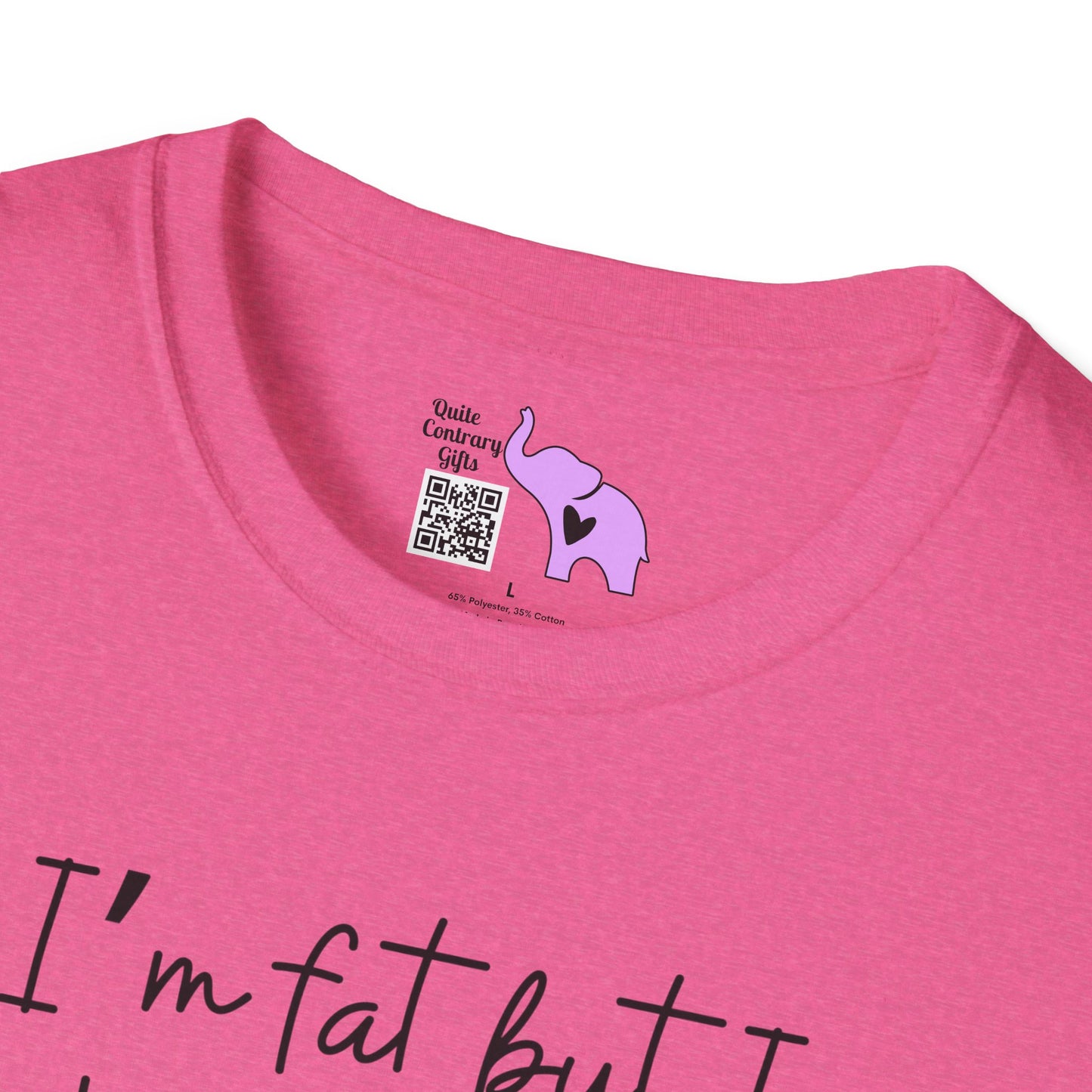 I'm Fat But I Identify as Skinny; I'm Trans-skinny Adult T-shirt